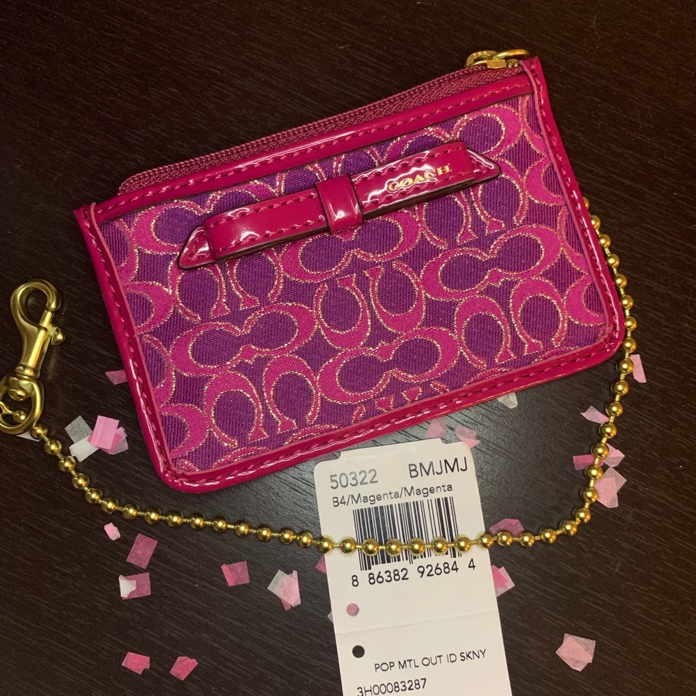 Coach Poppy Skinny ID Case